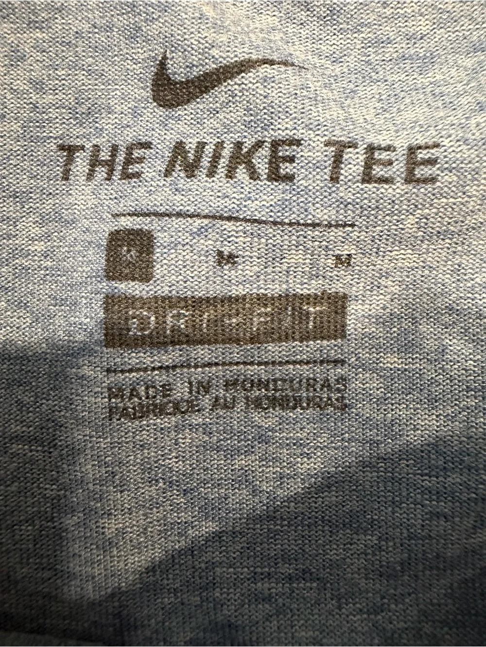 Nike Women's Heather Sky Blue‎ Short Sleeve Dri-FIT Tee